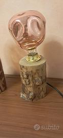 Lampade da comodino in legno