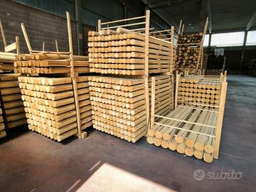 paleria tornita castagno