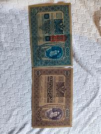 banconote impero austro ungarico
