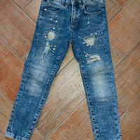Jeans bambina 4/5 anni