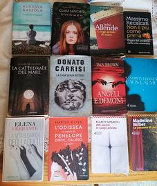 Lotto n. 12 volumi genere narrativa