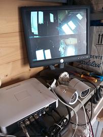 sistema videosorveglianza filare 4ch