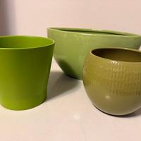 Set di 3 vasi in ceramica