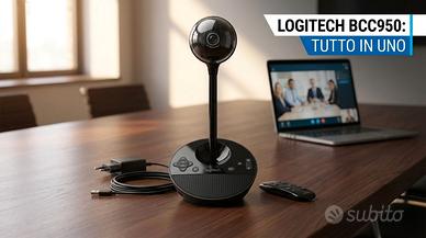 Sistema Videoconferenza Logitech BCC950 HD 1080p -