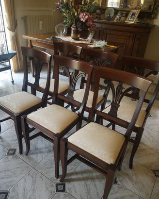 sedie da tavolo in legno