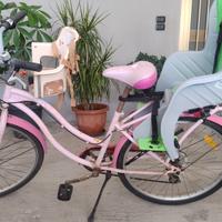 bicicletta 26 con sedute per bambini 
