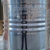 fusto olio 50lt acciaio inox