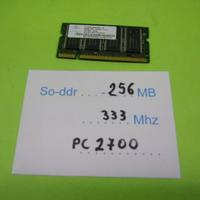 Memoria SO-DIMM DDR 256 Mbyte 333 Mhz PC-2700 PC27
