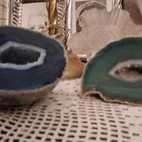  pietre dure grezze turchese blu e topazio 