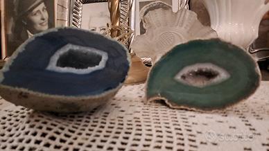  pietre dure grezze turchese blu e topazio 