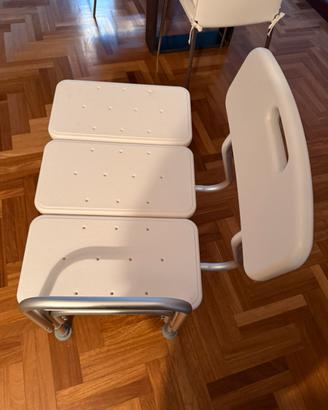 Sedia per vasca da bagno regolabile in altezza