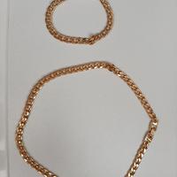 set bigiotteria Vintage collana e braccialetto 