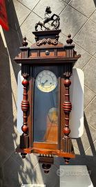 Orologio a pendolo  da parete antico Junghans