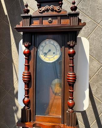 Orologio a pendolo  da parete antico Junghans