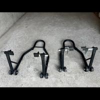 Cavaletto per moto sollevamento