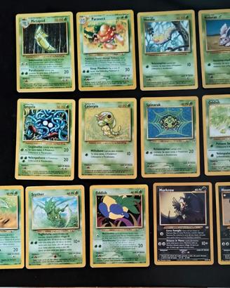 Lotto 13 Carte Pokémon Vintage WOTC e Neo