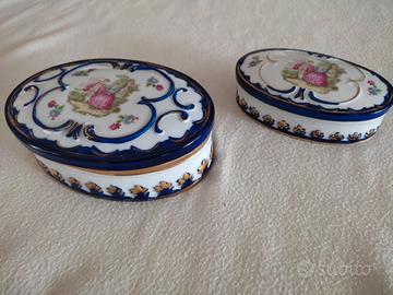 Coppia cofanetti Capodimonte