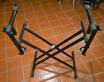Stand/Supporto doppio 2 livelli regolabile PROEL