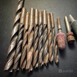 Lotto punte per legno 9pz.+ Mole abrasive 3pz.