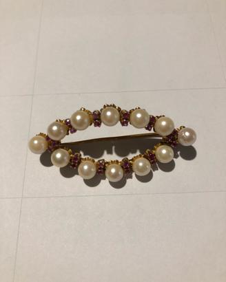 Spilla Vintage in Oro 750