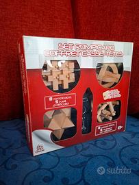 Set rompicapo in legno e metallo -  Zig Zag