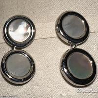 PAIO POLSINI / GEMELLI IN ORO 18kt. E MADREPERLA