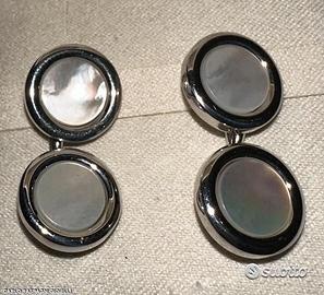 PAIO POLSINI / GEMELLI IN ORO 18kt. E MADREPERLA