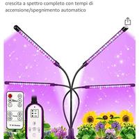 Luci led per crescita piante in casa