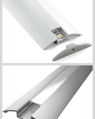 Profilo alluminio 4 m,Striscia LED 5m,Alimentatore