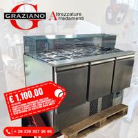 Saladette banco poke/sushi refrigerato