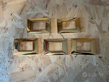 Placche interruttori vimar plana oro