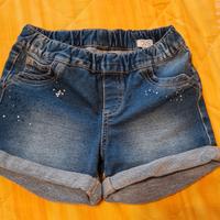 Shorts jeans bimba 7-8 anni 