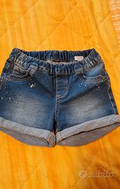 Shorts jeans bimba 7-8 anni 