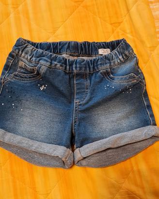 Shorts jeans bimba 7-8 anni 
