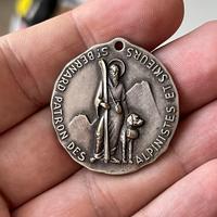 Medaglia San Bernardo patrono alpini e sciisti