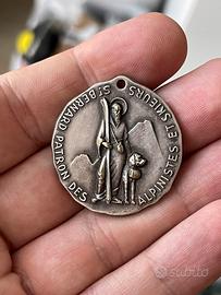 Medaglia San Bernardo patrono alpini e sciisti