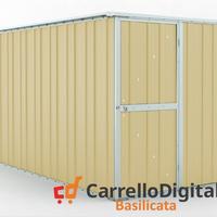 Deposito attrezzi giardino 175x307 beige