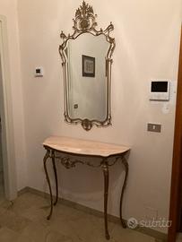 Consolle e specchiera