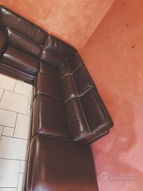 Divano in pelle di bufalo