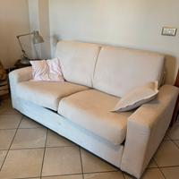 Divano letto sfoderabile  con materasso