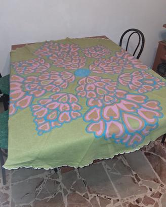 Tovaglia rotonda Cotone anni 70 Stile Psichedelico