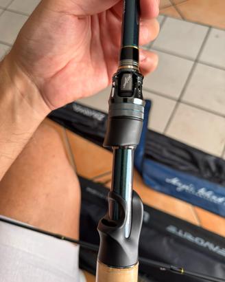 Canna top carbonio toray anelli titanio