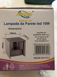 Lampada led da parete 10w