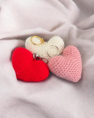 Cuoricini ad uncinetto