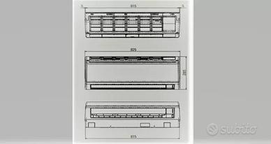 SANYO SPW-K125XH UNITA' INTERNA PARETE VRF