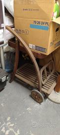carrello in legno