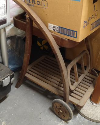 carrello in legno