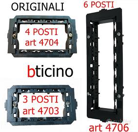 Bticino Living Classic supporti 3 4 6 posti