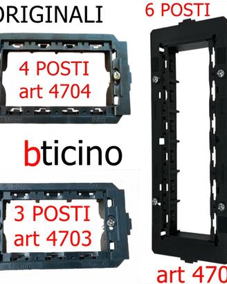 Bticino Living Classic supporti 3 4 6 posti