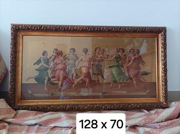 Litografia in cornice antica anni 60